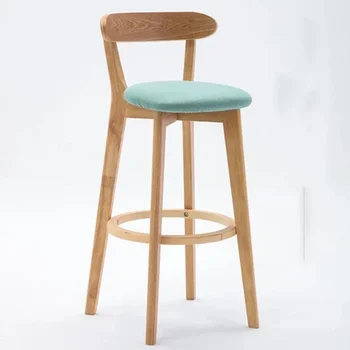 Барные стулья для офиса Accent, Барные стулья для кухни, дизайнерская стойка в скандинавском стиле, Барные стулья для ресторана класса люкс, деревянные табуреты для бара, мебель для дома