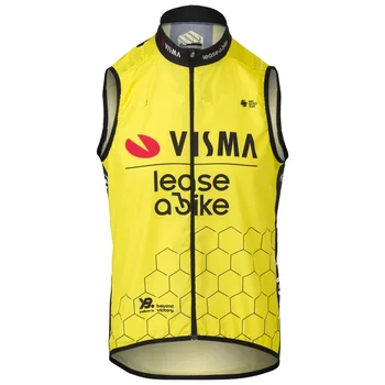 Ветрозащитная 2024 VISMA Team Без Рукавов Велосипедная Куртка Жилет Gilet Mtb Одежда Велосипедный Спорт Майо Ciclismo