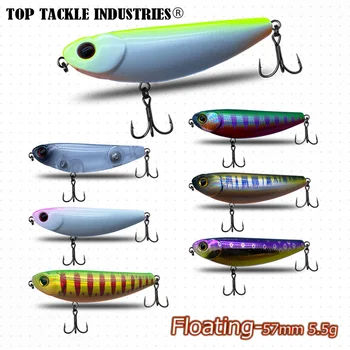 Воблеры Topwater Floating Pencil 5g 10g 15g Рыболовные Приманки Bass Surface Stickbait Искусственные Прогулочные Приманки Для Троллинга Pesca 50