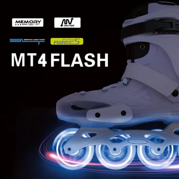 Встроенные коньки Micro Skate MT4 FLASH/PINK/LAVA Urban для начинающих Мужчин и женщин, ФЛЭШ-колесо 76/80 85A, с НДС в ЕС