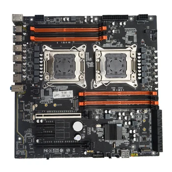 Высококачественная Материнская плата X99 Dual Xeon E5 LGA2011-3 Игровая Материнская плата 256G Двухканальная DDR4 С PCIe M.2 SATA M.2