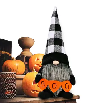 Гномы на Хэллоуин, портативная плюшевая тыква, безликий гном, многоцелевые украшения, плюшевые гномы для Хэллоуина, принадлежности для домашнего декора