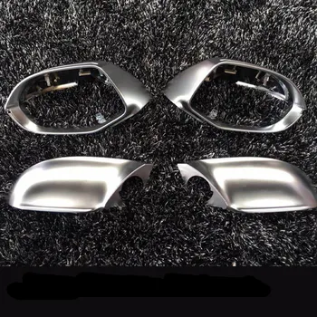 Для Audi A7 4G8 2010-2017 Без Боковой Помощи Крышка Наружного Зеркала Заднего Вида Автомобиля Корпус Матово-Серебристый Комплект Крышек Корпуса Заднего Вида