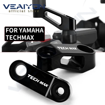 Для YAMAHA TECHMAX T-MAX TMAX DX SX TMAXDX TMAXSX Аксессуары Для Мотоциклов Удлинитель Зеркала Распорки Удлинительный Адаптер Адаптер