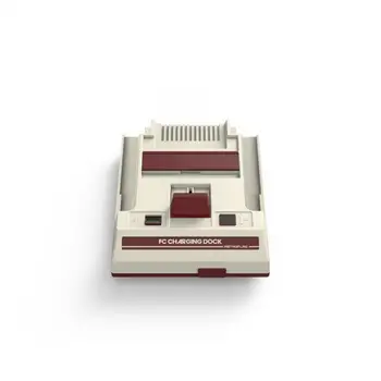 Док-станция для зарядки контроллера, Полностью Функциональная Защита От перезаряда, Классический дизайн в стиле Famicom Для пары Fc Joy-cons