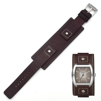 Замена ремешка для часов Fossil JR1190 из натуральной кожи 20 мм Мужской Женский ремешок для часов Кожаный браслет Часы в стиле ретро