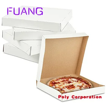 Изготовленная на заказ Оптовая коробка для пиццы навынос Цена Дешевой упаковочной бумаги с логотипом на заказ Коробки для пиццы.