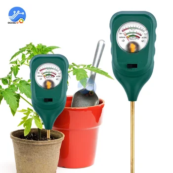 Измеритель PH почвы 3 в 1, тестер PH солнечного света, Садовые цветы, датчик влажности почвы, Измеритель кислотности, влажности, PH Монитор, Детектор