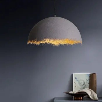 Итальянская дизайнерская светодиодная люстра Half Month для гостиной ресторана спальни Прикроватная подвесная лампа Креативный декор интерьера