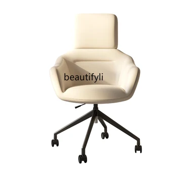 Итальянский минималистичный настольный стул Компьютерный стул для учебы, Вращающийся стул для киберспорта, Офисный стул