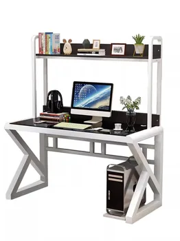 Компьютерный стол, комбинация настольных книжных полок, встроенный, простой офисный письменный стол