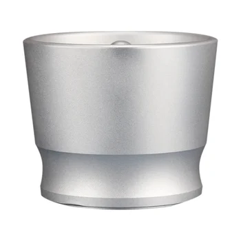 Кофемолка Алюминиевая с интеллектуальным дозирующим кольцом для чаши для заваривания, Устройство для сбора кофейного порошка, Инструмент для приготовления эспрессо, Инструмент для бариста, 58 мм, серый
