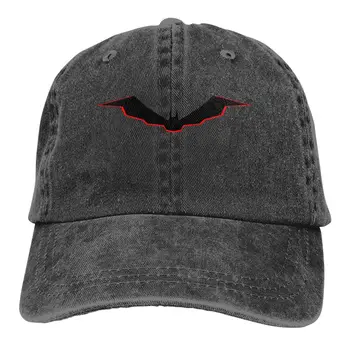 Летняя кепка с солнцезащитным козырьком Символ Летучей мыши Хип-хоп Кепки Midnight Flyer Ковбойская шляпа Остроконечные шляпы