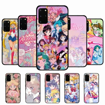 Милый чехол для телефона S-Sailor Moon Samsung S 9 10 20 21 22 23 30 23plus Lite Ultra FE S10lite Fundas