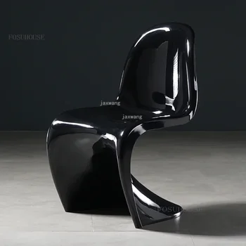 Минималистичные Пластиковые дизайнерские Обеденные стулья, Кристально Прозрачная мебель для столовой, Креативный стул для гостиной, мебель для дома