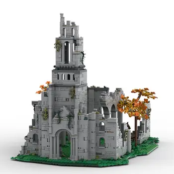 Модульная каменная церковь из набора строительных игрушек для видеоигр 2401 шт. MOC