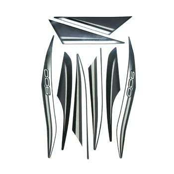 Мотоцикл Полный Комплект Аппликация Эмблема Декоративные Наклейки Для Kawasaki Z900 Z 900 2017 2018 2019 3D Обтекатель Гоночный Протектор Наклейка