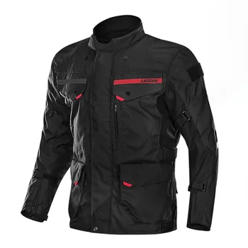 Мотоциклетная куртка для защиты от мотокросса, Светоотражающая мотоциклетная куртка, Мужская уличная байкерская куртка для верховой езды, износостойкая
