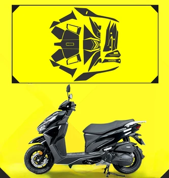Мотоциклетный Кузов Полные Комплекты Декоративной Наклейки PEVA противоскользящий мягкий резиновый Обтекатель Эмблема Наклейка Наклейка Для DAYANG VRS125 VRS 125