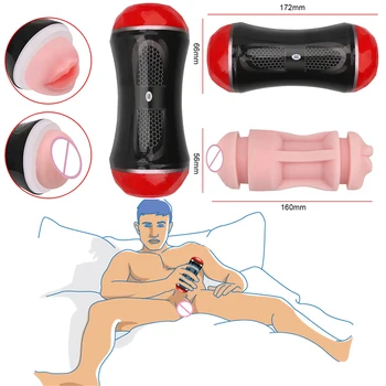 Мужской мастурбатор с вибрацией, сосущая силиконовая вагина, мастурбационная чашка, вагинальный вибратор для женщин, секс-игрушки для мужчин, секс-шоп для пар
