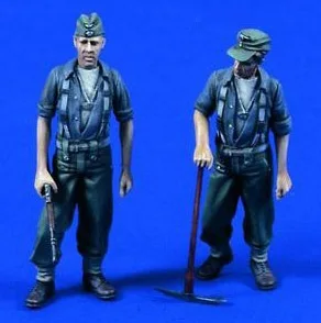 Наборы моделей из смолы 1/35 для моделирования солдата по техническому обслуживанию В разобранном виде и неокрашенный