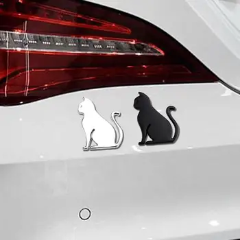 Наклейка на автомобиль с мультяшным котом, Забавные наклейки на автомобиль с домашним котом, пользовательские наклейки на царапины для мотоциклов, ноутбуков, автомобилей