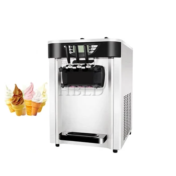 Настольная Машина Для производства Мороженого В Кофейне Профессиональная Машина Для Производства Замороженного Йогурта С Тремя Вкусами Высокого Качества