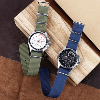 Нейлоновый ремешок, универсальный ремешок для Samsung Galaxy Watch 3/4/5 для Huawei Watch GT2, ремень для военного тканевого браслета 20 мм 22 мм