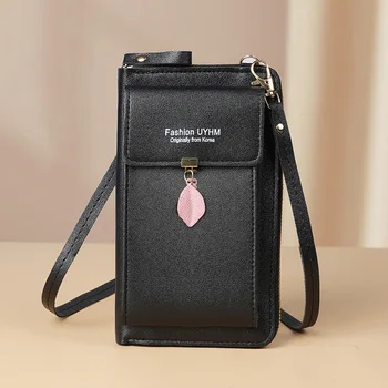 Новая сумка для мобильного телефона, женская маленькая сумка через плечо, студенческая модная универсальная сумка для мобильного телефона большой емкости