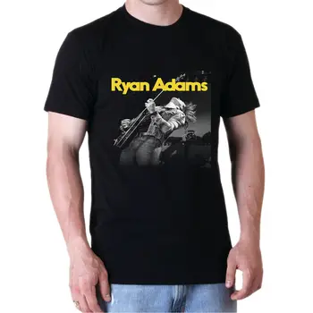 Новая черная футболка с логотипом Ryans Adams Guitars, мужские и женские размеры S-5XL, длинные рукава