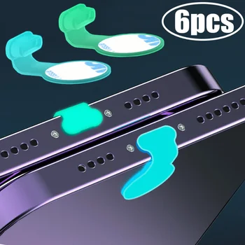 Новые светящиеся пылезащитные заглушки для зарядного порта IOS Type-C, защитная пылезащитная крышка для iPhone Samsung iPad, планшетные заглушки для пыли