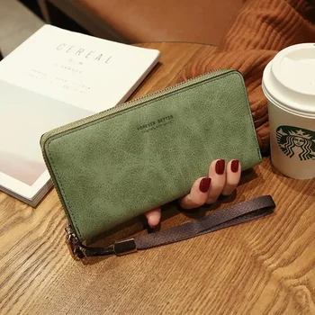 Новый женский длинный кошелек Корейской версии, многофункциональная сумка для карт, мобильный кошелек, Женский зажим для денег
