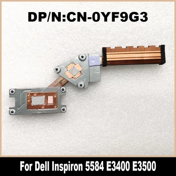 Новый Оригинальный 0YF9G3 Для Dell Inspiron 5584 E3400 E3500 Радиатор Радиатора Ноутбука с Медной Трубкой CN-0YF9G3 YF9G3