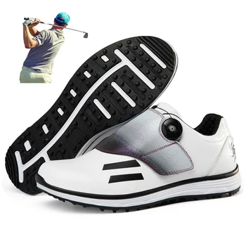 Обувь для гольфа Мужские Водонепроницаемые Дышащие Кроссовки Для Гольфа Женские Спортивные Туфли Без Шипов Для Ходьбы Спортивная Обувь для гольфа на открытом воздухе 2023