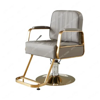 Парикмахерское кресло Hair Simple для стрижки волос высокого класса, подъемное сиденье можно опустить