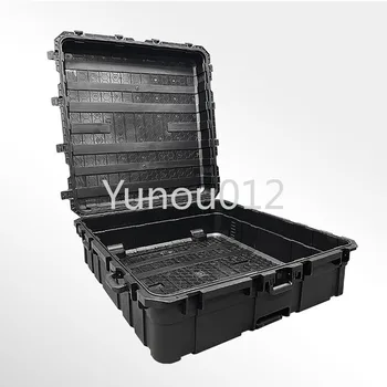 Пластиковая коробка, водонепроницаемый ящик для инструментов, большой емкости, чехол для транспортировки, защитный противоударный ящик
