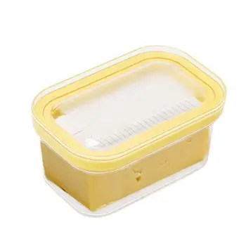 Подставка для масла, Прямоугольная Герметичная коробка для хранения сыра и масла С ножом, Кухонные Масленки для холодильника