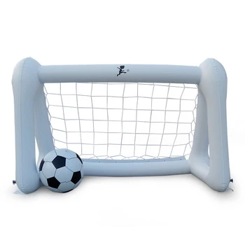 Портативная надувная сетка для футбольных ворот с мячами, ворота для водного поло, столб для мини-футбола, водные игрушки для взрослых и детей