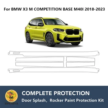 Предварительно Обработанные Коромысла Для Защиты От краски Прозрачного Бюстгальтера Guard Kit TPU PPF Для BMW X3 M COMPETITION BASE M40I 2018-2023