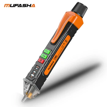 Прибор для определения напряжения проводов MUFASHA, электрическая ручка, бесконтактная высокочастотная звуковая сигнализация