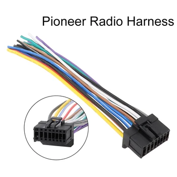 Проводка Радиоприемника Pioneer Radio Harness Plug Conector 16-Контактный Разъем DEH12 DEH23 DEH2300 Для Pioneer Harness Radio Высокого Качества