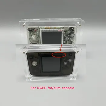 Прозрачная Магнитная акриловая коробка для хранения для для игровой консоли NGPC slim fact, чехол, коробка, подставка для дисплея, игровые аксессуары