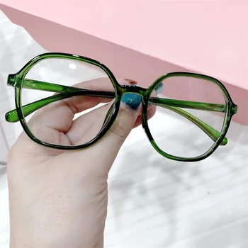 Прозрачная оправа для компьютерных очков Тренд Для женщин И мужчин Круглые очки с защитой от синего света, Блокирующие Очки, Оптические очки Для очков, Новинка