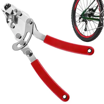Резак для велосипедных тросов, резак для велосипедных тормозных тросов с нескользящей ручкой, Съемник троса одной рукой С фиксирующим механизмом, Ручные инструменты для