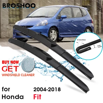 Резиновая щетка стеклоочистителя BROSHOO для Honda Fit 2004 2005 2006 2007 2009 2010 2011 2012 2013 2014 2015 2016 2017 2018
