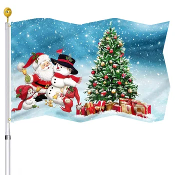 Рождественский Флаг, Рождественская Елка и Сад Санта-Клауса, Флаги, Домашняя Вечеринка, Украшения Для Гостиной на Открытом воздухе, Флаги для Женщин, Подарки для Детей