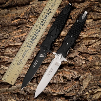Русский охотничий нож со складным лезвием HOCC, рукоятка G10 из стали D2, нож для самообороны Wild Fin Knife
