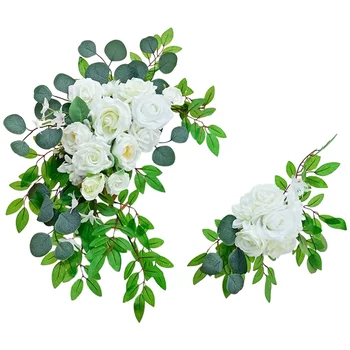 Свадебные искусственные цветы, арочные композиции для церемонии, имитация декора, искусственные розы