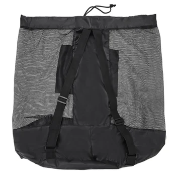 Сетчатая сумка Регулируемые сумки для хранения футбольных мячей на шнурке, водонепроницаемая Спортивная сумка для волейбола, карман для футбола, прочный