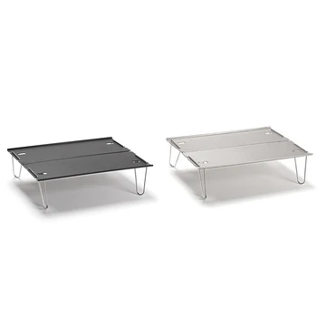 Складной стол для кемпинга на открытом воздухе из алюминиевого сплава, портативный мини-столик для барбекю, журнальный столик, суперлегкий стол для кемпинга